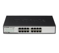 D-Link 16-Port 10/100/1000 Rackmountable Switch Unmanaged
