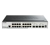 D-Link 20-Port Gigabit SmartPro Stackable Switch Including 2 10G SFP+ Ports DGS-1510-20, Black