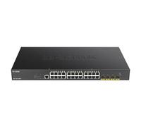 D-Link DGS-1250-28XMP network switch Managed L3 Gigabit Ethernet (10/100/1000) Power over Ethernet (PoE) Black