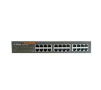 D-Link 24-Port Gigabit Unmanaged Desktop Switch. Switch type: Unmanaged. Basic switching RJ-45 Ethernet ports type: Gigabit Ethernet (10/100/1000) Basic switching RJ-45 Ethernet ports quantity: 24. MA