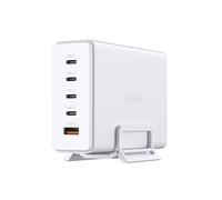D-LINK 240W GaN Charger 240 W GaN charger with 4 USB-C ports, 1 USB-A port and simultaneous charging for up to 5 devices, ideal for use at a desk or