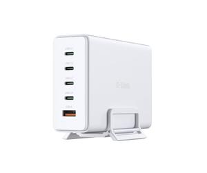 D-LINK 240W GaN Charger 240 W GaN charger with 4 USB-C ports, 1 USB-A port and simultaneous charging for up to 5 devices, ideal for use at a desk or