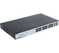D-Link 24-Port Desktop Gigabit PoE + 2GE Combo Switch