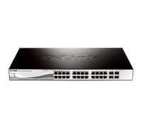 24 10/100/1000 Base-T port with 4 x 1000Base-T /SFP ports