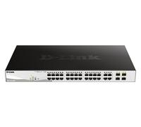 24 Port D-Link DGS-1210-28P PoE Gigabit Layer 2 Switch with 4x1000Base-T / 4 SFP