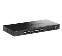 D-Link 28-Port Gigabit SFP Stackable Smart Managed Switch with 4 x 10G