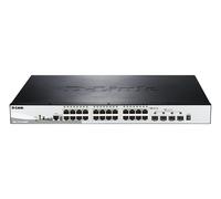 D-Link 28-Port Gigabit Stackable POE Smart Managed Switch including 4 x 10G SFP+
