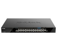 D-Link DGS-1520-28MP network switch Managed L3 Gigabit Ethernet (10/100/1000) Power over Ethernet (PoE) 1U Black