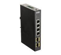 D-Link DIS-100G-6S 4-port Gigabit Industrial Switch - including 2 x 1
