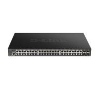 D-Link DGS-1250-52XMP network switch Managed L3 None Power over Ethernet (PoE) Black