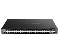 D-Link DGS-1520-52MP network switch Managed L3 Gigabit Ethernet (10/100/1000) Power over Ethernet (PoE) 1U Black