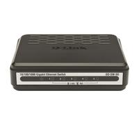 D-Link GO-SW-5G 5 Port Gigabit Easy Desktop Switch, Hub, Internet Splitter, Fanless, Plug and Play - UK Model