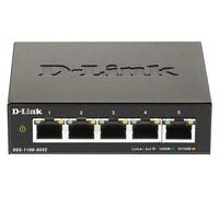 D-Link DGS-1100-05V2 5-Port Gigabit Smart Managed Switch | VLAN support, layer 2 features, QoS, 802.3az EEE, Fanless