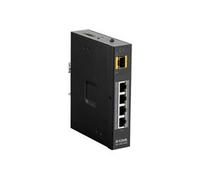 D-Link 5 Port Unmanaged Switch 4 x 10/100/1000BaseT(X) ports (4 PoE) & 1 x 100/1000BaseSFP ports