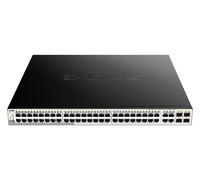 D-Link DGS-1210-52MP Managed L2 Gigabit Ethernet (10/100/1000) Power over Ethernet (PoE) 1U Black network switch
