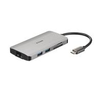 D-Link DUB-M810 notebook dock/port replicator Wired USB 3.2 Gen 1 (3.1 Gen 1) Type-C Silver