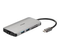 D-Link DUB-M810 notebook dock/port replicator Wired USB 3.2 Gen 1 (3.1 Gen 1) Type-C Silver