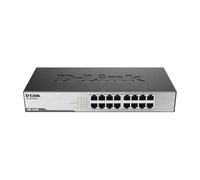D-Link DES-1016D/B 16-Port Fast Ethernet Unmanaged Metal Desktop Switch - UK Version