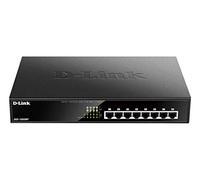 D-Link DGS-1008MP network switch Unmanaged Gigabit Ethernet (10/100/1000) Power over Ethernet (PoE) 1U Black