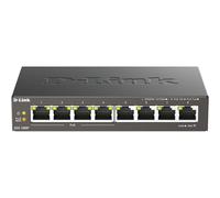 D-Link DGS-1008P/B 8-Port Desktop Gigabit Unmanaged PoE Network Switch