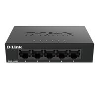 D-Link DGS-105GL 5-Port Gigabit Unmanaged Desktop Switch, Fanless, Low Profile, Metal Housing, Plug-and-Play, 802.3az EEE black DGS-105GL