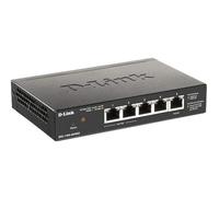 D-Link DGS-1100-05PDV2 - 5-Port Gigabit Smart Managed Switch with VLAN support, layer 2 features, QoS, 802.3az EEE, Fanless