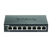 D-Link DGS-1100-08V2 8-Port Gigabit Smart Managed Switch with VLAN support, laye