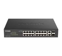 D-Link DGS-1100-18PV2 network switch Managed L2 Gigabit Ethernet (10/100/1000) Power over Ethernet (PoE) 1U Black