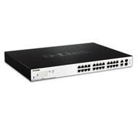 D-Link DGS-1100-26MP network switch Managed L2 Gigabit Ethernet (10/100/1000) Power over Ethernet (PoE) 1U Black