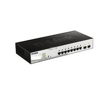 D-Link DGS-1210-08P network switch Managed L2/L3 Gigabit Ethernet (10/100/1000) Power over Ethernet (PoE) Black