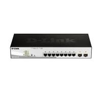 D-Link DGS-1210-10P - 10-Port Gigabit Smart Managed Switch including 2x SFP ports nuclias compatible Managed L2 Gigabit Ethernet (10/100/1000) Power over Ethernet (PoE) Rack mounting 1U