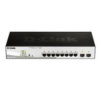 D-Link Switch DGS-1210-10P/E 8xGBit/2xSFP 19" Managed PoE (65W)