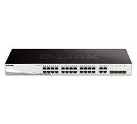 D-Link DGS-1210-28 28-Port Layer 2 Smart Managed Gigabit Switch with 4 x SFP Ports, Desktop or Rackmount, Fanless