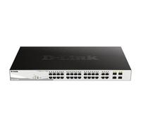 D-Link DGS-1210-28MP network switch Managed L2 Gigabit Ethernet (10/100/1000) Power over Ethernet (PoE) 1U Black, Grey