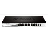 D-Link DGS-1210-28P 28-port Gigabit Smart PoE Switch with 4 SFP Ports