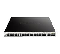 D-Link 52-Port PoE Gigabit Smart Managed Switch including 4 x 100/1000Mbps Combo Ports