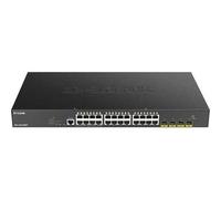 D Link Dgs 1250 28Xmp 24 Port Power Over Ethernet Smart Switch With 4 X Sfp Plus