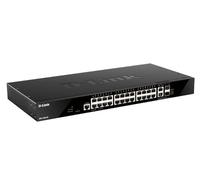 D-Link DGS-1520-28 24-Port Smart Managed Stackable Gigabit Switch w/ 2 x 10G RJ45 Ports & 2 x 10G SFP+ Ports