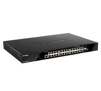 D-Link DGS-1520-28MP/E network switch Managed L3 Gigabit Ethernet (10/100/1000) Power over Ethernet (PoE) 1U Black