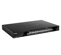 D-Link DGS-1520-28MP network switch Managed L3 Gigabit Ethernet (10/100/1000) Power over Ethernet (PoE) 1U Black