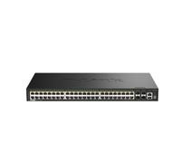 D-Link DGS-1530-52P 52-Port Gigabit Stackable PoE+ Smart Managed Switch with 4 x 10G SFP+ Ports