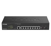 D-Link DGS 2000-10P - Switch - L3 - Managed - 8 x 10/100/1000 (PoE+) + 2 x combo Fast Ethernet/Gigabit SFP - rack-mountable - PoE+ (65 W)