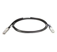 D-Link Direct Attach Cable - Direct attach cable - QSFP+ to QSFP+ - 1 m - twinaxial