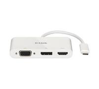 D-Link Dlink 3-in-1 USB-C To HDMI/VGA/DisplayPort Adapter