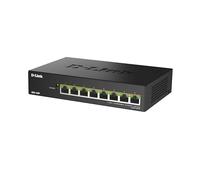 D-Link DMS-108P 8-Port Multi-Gigabit Unmanaged PoE Switch - 2.5GbE, 230W Power Budget, 802.3af/at/bt, Fanless, Plug & Play, Metal Housing, IGMP Snooping, QoS, Green Ethernet