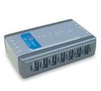 D-Link DUB-H7 USB 2.0 Type-B 480 Mbit/s Black