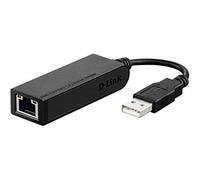 D-Link DUB-E100 High-Speed USB 2.0 Fast Ethernet 10/100 Mbit/s Ethernet Adapter , Black