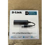 D-Link DUB-E100 USB 2.0 Fast Ethernet Adapter 10/100 Mbps Black | New Sealed