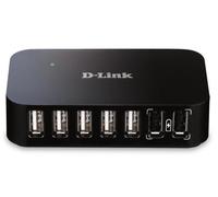 D-Link DUB-H7 USB 2.0 Type-B 480 Mbit/s Black
