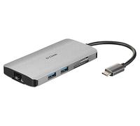D-Link DUB-M810 notebook dock/port replicator Wired USB 3.2 Gen 1 (3.1 Gen 1) Type-C Silver